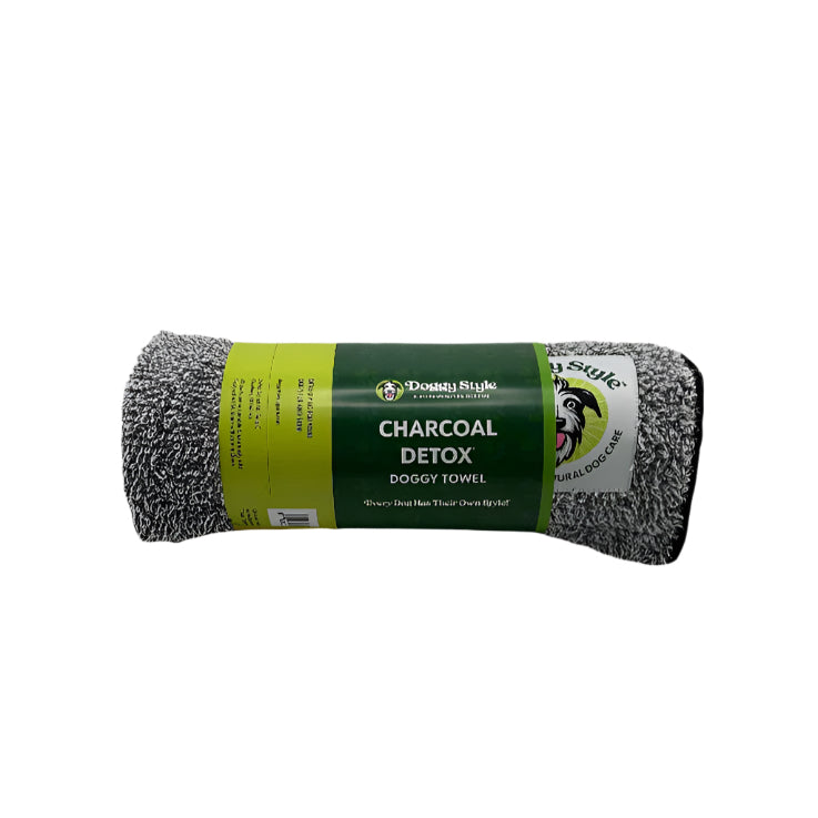 A Doggy Style Dog Care Charcoal Detox Towel